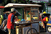 Tents serving all kinds of local cuisine in Malioboro street Yogyakarta. 